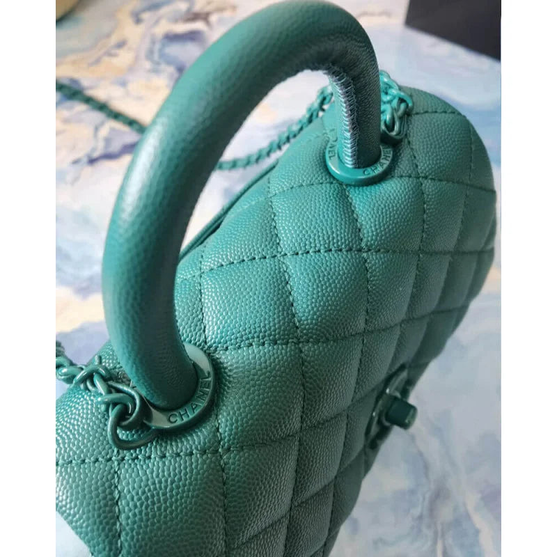 Mini Coco Handle Ultra Matte Grained Calfskin Bag K4841