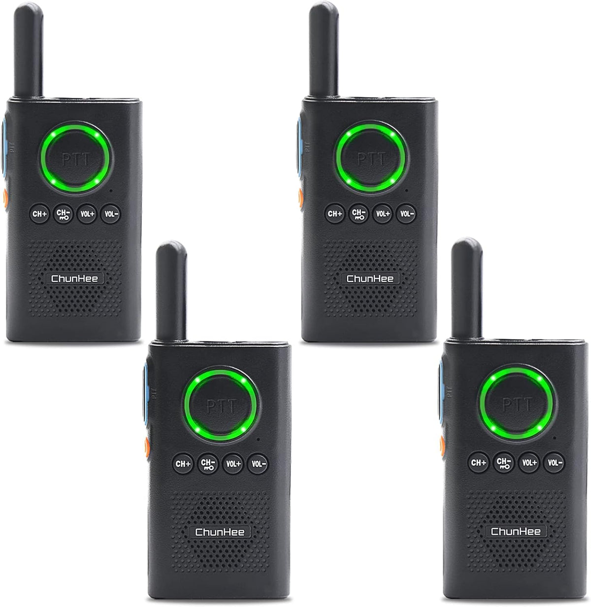 Wireless Intercom System, 4 Pack, 1.5 Miles Long Range Y27259