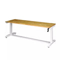 White Adjustable Height Worktable R67957