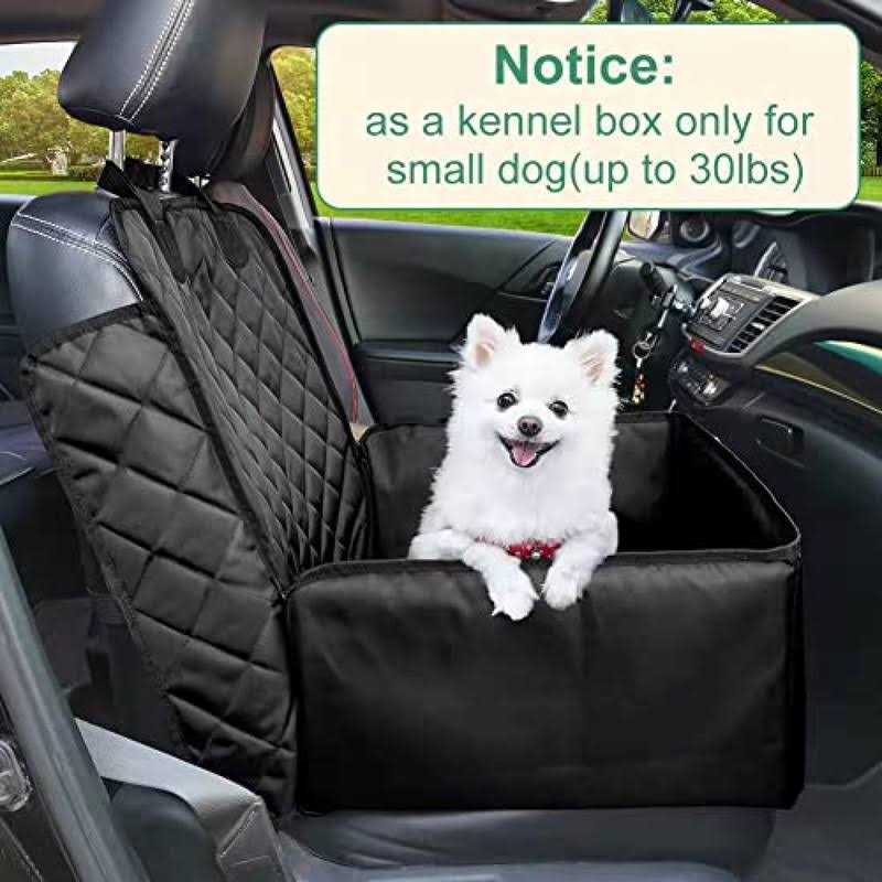 Pet Front Seat Cover Dog Booster Seat Waterproof 2 in 1 Y31014