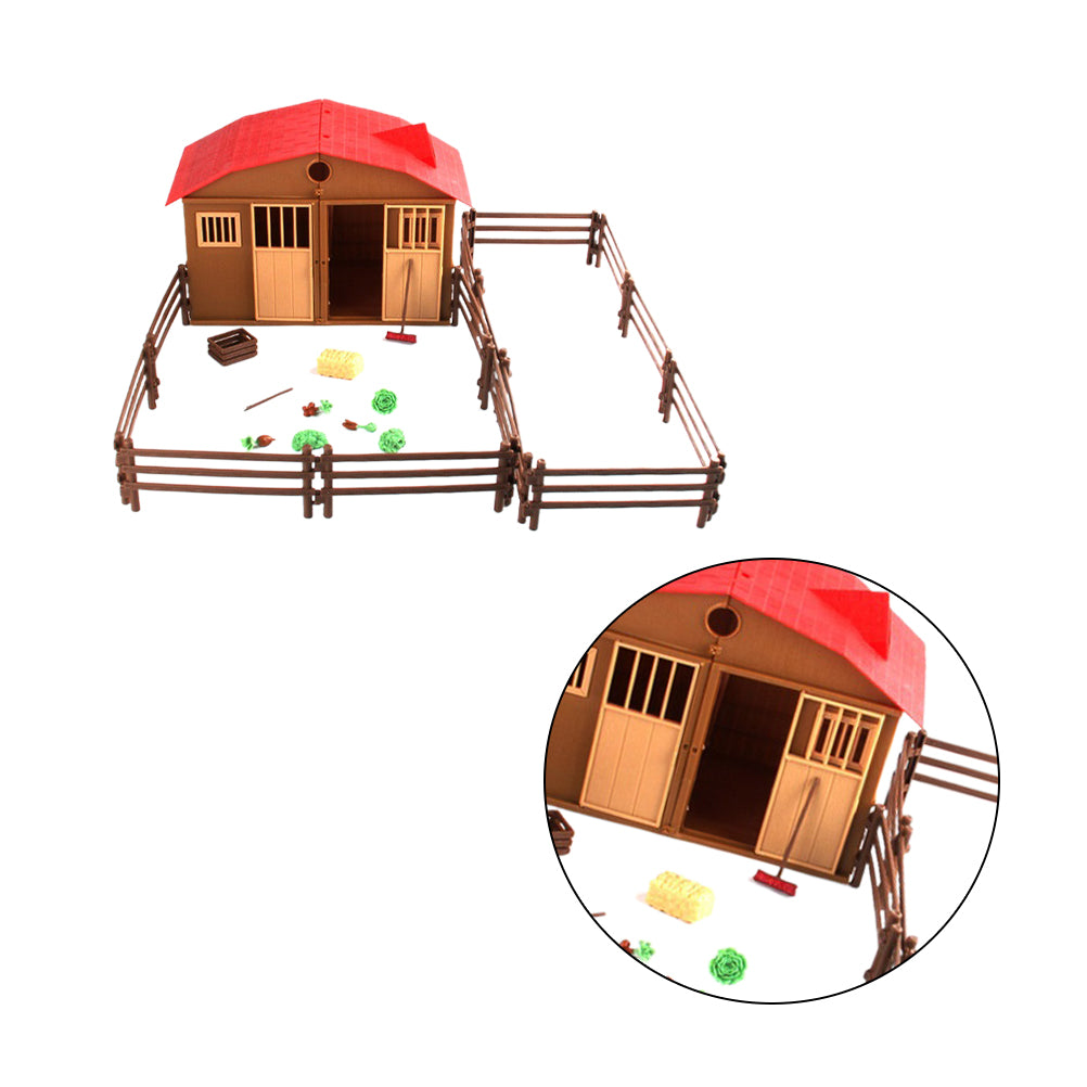 Simulation Farm Playset Sand Table Scene Model Toy G1435