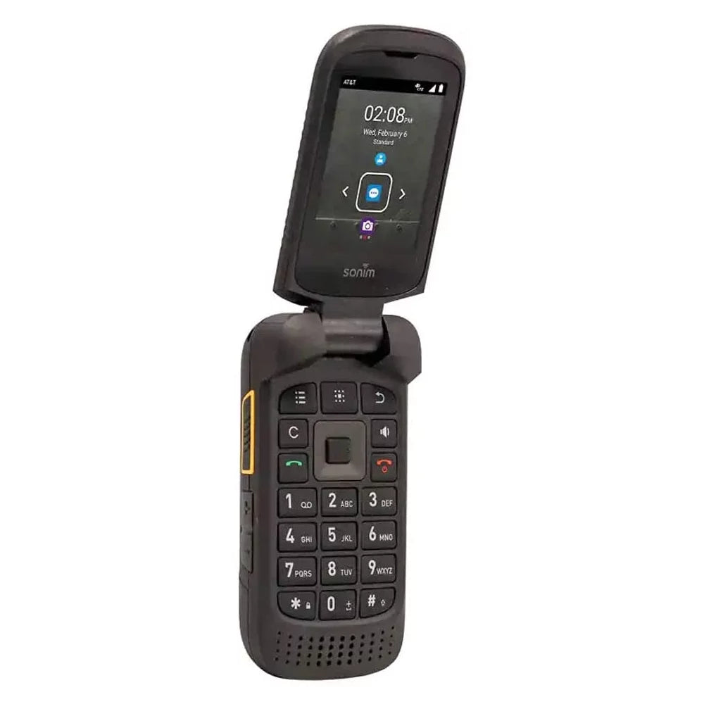 8GB 4G LTE Rugged Flip Phone with Camera - Black D67303