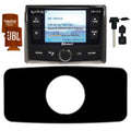Waterproof Radio With Universal Marine Radio Dash Kit, And Usb/Aux M835