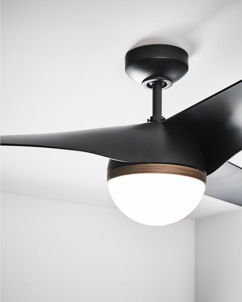 56x22 Matte Black Ceiling Fan A8526