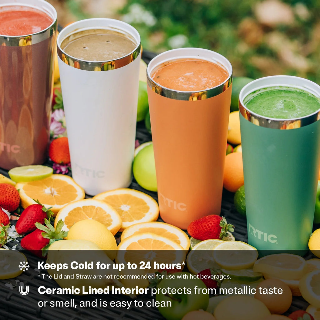28 oz Ceramic Lined Tumbler with Straw Lid T950962