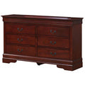 Cherry 6 Drawer Dresser F855197