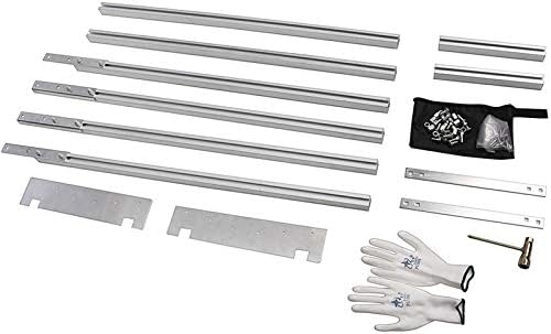 9-Ft Rail Mill Guide System with 3 Crossbar Kits D57484