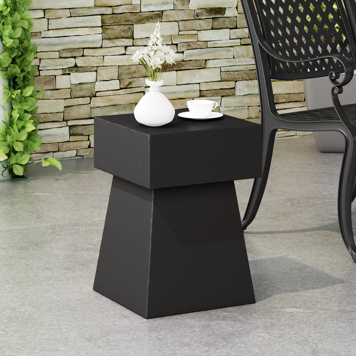 Lightweight Concrete Side Table D7148
