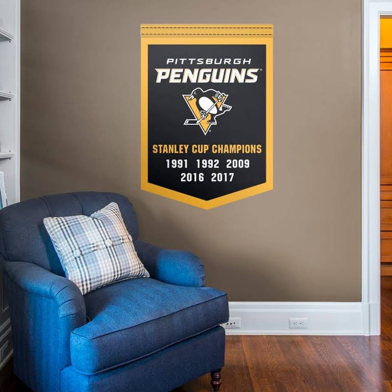 Pittsburgh Penguins Logo Giant Removable Decal L897