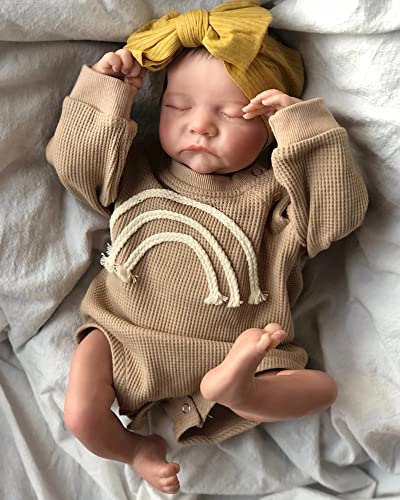 19 inch Soft Body Realistic Newborn Baby Dolls with Clothes and Bottles O8050