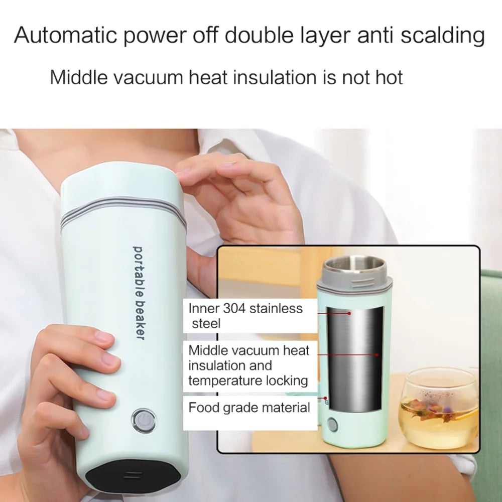 Portable Electric Kettle 350ML Stainless Steel Q337