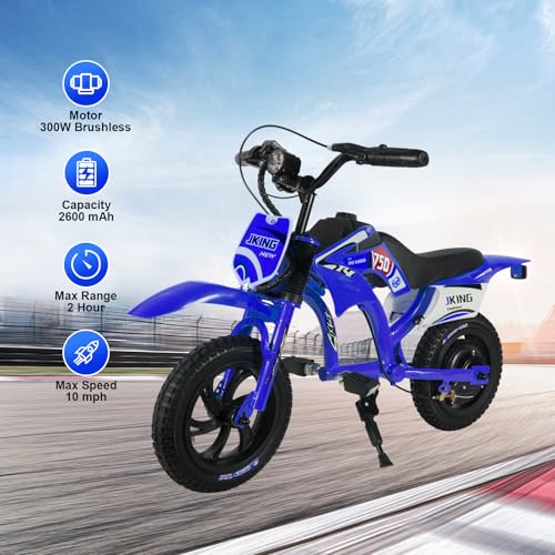 Electric Dirt Bike 12-inch 300W 3-Speed Orange G74314
