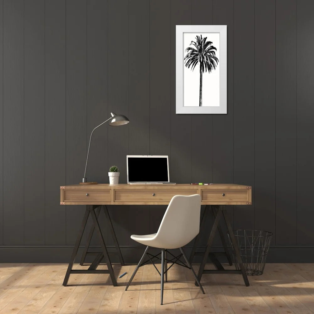 White Modern Wood Framed Museum Art Print O873853