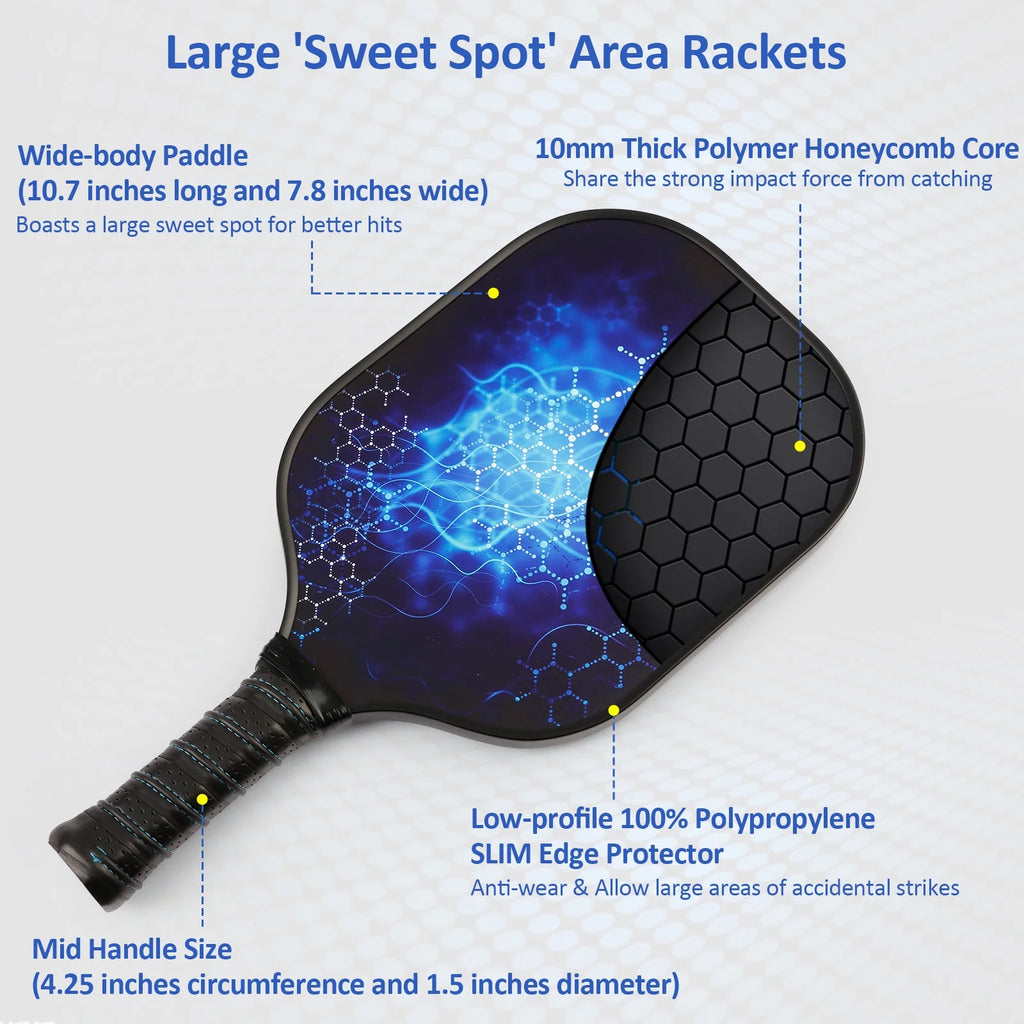 Carbonfiber Pickleball Paddle Set of 2 J99796